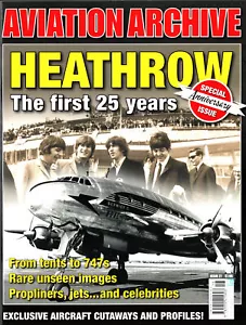 HEATHROW AIRPORT AIRLINERS FIRST 25 YEARS DH COMET BOAC BEA STRATOCRUISER CONS - Picture 1 of 2