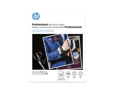 Heavyweight White Matte Print Paper 8.5x11 for HP Laser Printers 500 Sheets - Image 1 of 4