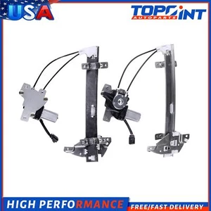 2x For 1997-2005 Buick Century Power Window Regulator Rear Left Right with Motor - Picture 1 of 22