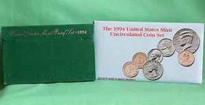 1994 PP und Stempelglanz ZWEI jährliche US Mint Kursmünzensätze PDS 15 Münzen  - Bild 1 von 9