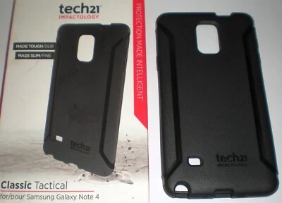 tech21 Classic Tactical High Grade Gel Case for Samsung Galaxy Note 4, Black - Image 1 of 2