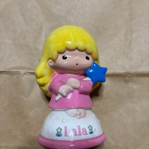 Hucha de cerámica Sanrio Little Twin Stars Kiki Lala vintage 1976 Japón rara - Imagen 1 de 3