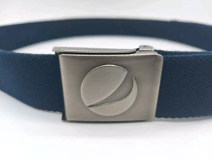 New G&G Outfitters Inc Pepsi 50" Long M/L Silver Buckle Belt - Picture 1 of 13