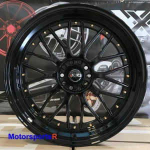 XXR 521 20 x8.5 10.5 Gloss Black Staggered Wheels 5x114.3 Fit Nissan 350z 370z - Picture 1 of 7