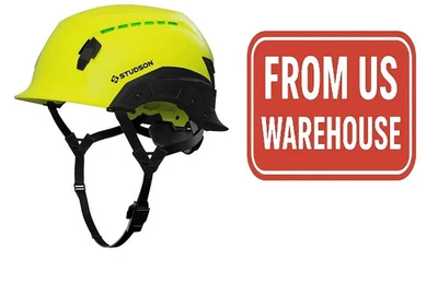 Casco de seguridad Studson SHK-1 Tipo II Clase C estilo tapa ventilado visibilidad amarillo. Foto 1 de 4