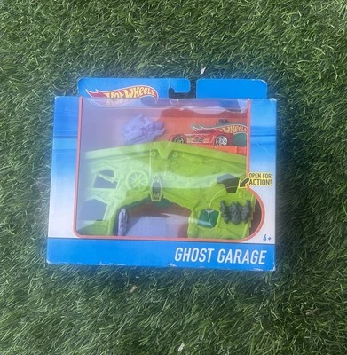 Hot Wheels Ghost Garage with Red Car New 2016 - Image 1 of 4