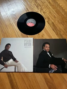 PEABO BRYSON STRAIGHT FROM THE HEART LP VINYL RECORD - Picture 1 of 7