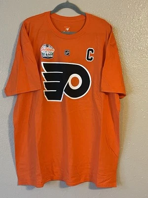 Camisa de manga corta para hombre 3XL NUEVA SIN ETIQUETAS Philadelphia Flyers Claude Giroux Fanatics Foto 1 de 4