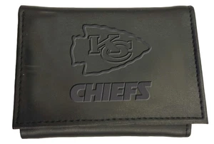 Kansas City Chiefs, Tri-Fold Wallet, Black - Picture 1 of 5