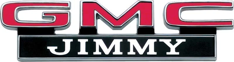 GMC Jimmy 1971-72; emblemas de guardabarros delantero "GMC Jimmy"; par; ¡hecho en Estados Unidos! Foto 1 de 1