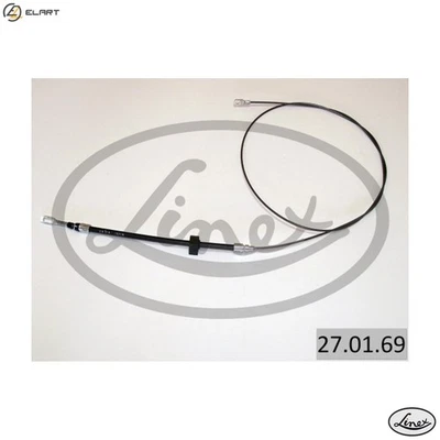 CABLE PULL PARKING BRAKE 27.01.69 FOR VW LT/28-46/II/Platform/Chassis/Mk/Van - Image 1 of 4