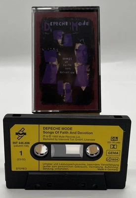 Depeche Mode Songs Of Faith And Devotion MC Kassette 1993 Erstauflage Rare - Image 1 of 4