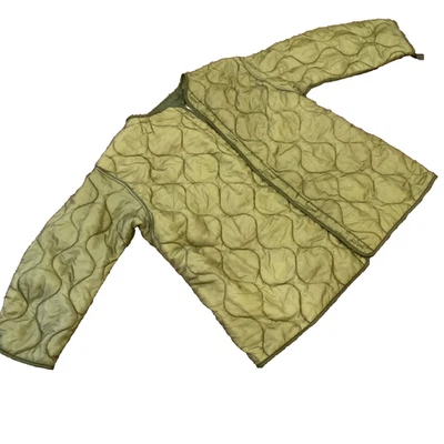 Chaqueta de Campo Militar del Ejército de Estados Unidos M-65 Abrigo Acolchado Forro Cálido Nylon Poli Bateo Foto 1 de 4