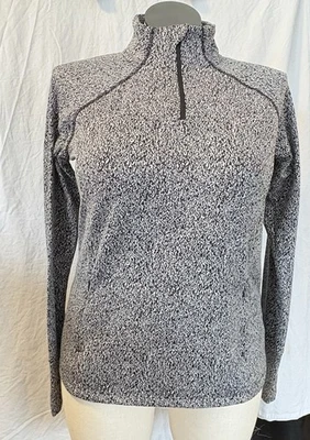 Chaqueta Pullover Para Mujer Avia Blanca y Negra 1/4 Cremallera Ropa Activa Bolsillos M (8-10) Foto 1 de 4