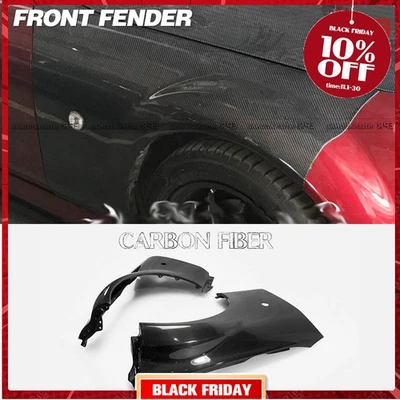 For Mazda MX5 NC Miata OE Front Fender Mudguards Carbon Fiber Bodykits 2pcs - Image 1 of 4