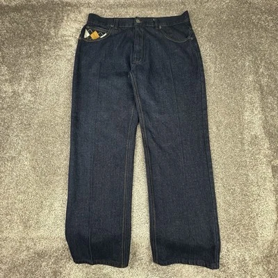 Red Ape Jeans Mens 38x32 Baggy Relaxed Dark Blue Denim Y2K 90's Straight - Image 1 of 4
