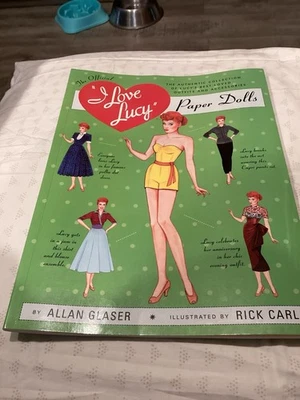 I LOVE LUCY PAPER DOLLS  OFFICIAL ALLAN GLASER ARTIST RICK CARL - Image 1 of 3
