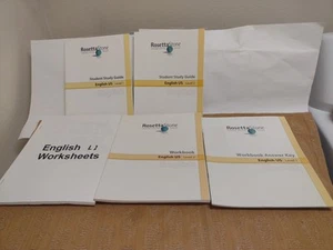 RosettaStone English US Level 1-2 Language Learning Study Guide Worksheets - Picture 1 of 8