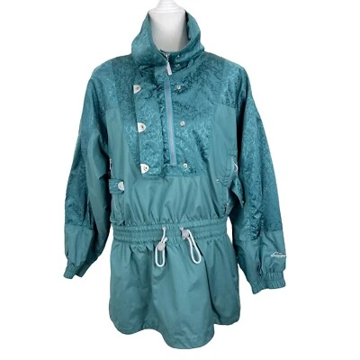 Vintage Snuggler by Kaelin Ski Wear Jacket Women 12 Green Sandy Snuggl Snow - Image 1 of 4
