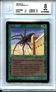 MTG Alpha Giant Spider BGS 8.0 NM-MT card Magic WOTC Amricons 9873 - Picture 1 of 3
