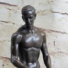 Erotic Art Nude Male Gay Sexual Sexy Classic Collector Nude Bronze Figurine Art