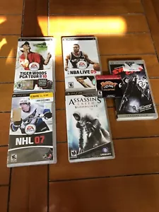 Play Station Portable Games Bundle (5) Games & Free PSP Movie - Picture 1 of 8