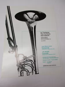 Senallie Courante & Jean Leclair Sarabande Trombone or Tuba & Piano Sheet Music - Picture 1 of 4