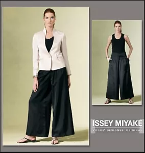 Vogue V1186 Issey Miyake Designer Miss Jacket, Culottes Pants Pattern Size 14-20 - Picture 1 of 3