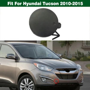 Front Bumper Tow Hook Cover Trailer Hitch Cap Lid For Hyundai Tucson 2010-2015 - Picture 1 of 4