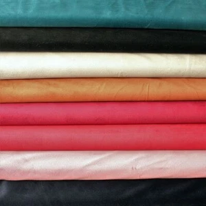 Microfaserstoff Samtstoff kuschelweich Velvet Touch Meterware 145cm Kissenstoff - Bild 1 von 13