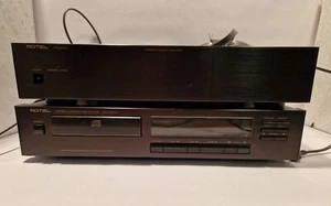 REPRODUCTOR DE DISCOS COMPACTOS ESTÉREO C19-AC ROTEL AMPLIFICADOR RCD 955AX AMPLIFICADOR RB-960BX - Imagen 1 de 24