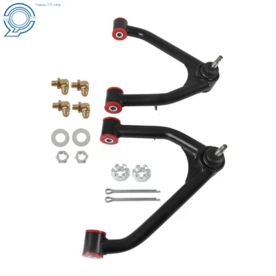 Front Upper Control Arms For 2-4" Lift 2007-2018 For Silverado Sierra 2WD 4WD - Image 1 of 4