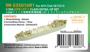  Juego de detalles de clase Infini modelo 1/350 USN LST-1 para AFV Club #SE73515 - Imagen 1 de 3