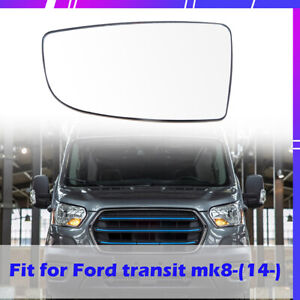 Left Side Mirror Glass Lower Convex For Ford Transit 150，250，350 2015-2019 1PC