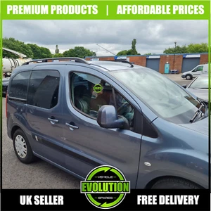 CITROEN BERLINGO MULTIESPACIO 2008 - 2017 RIELES DE TECHO SWB NEGRO BARRAS DE RACK NUEVO - Imagen 1 de 9