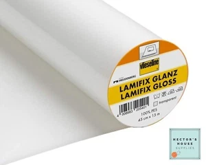Vlieseline Lamifix Gloss, Iron On Vinyl Use to Laminate Fabric, Waterproof - Picture 1 of 1