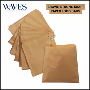 Brown Kraft Paper Bags - Eco-Friendly Takeaway &amp; Retail Packaging Solutions - Picture 1 of 11