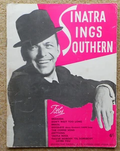 Sinatra Sings Southern: 8 Songs PVG + pics 28pgs 1966 Southern Music - Picture 1 of 7