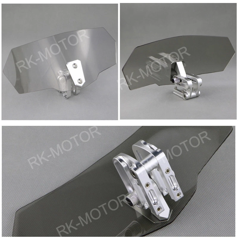 Alerón de parabrisas con clip apto para DUCATI Monster S2R 800 1000 gris claro Foto 1 de 4