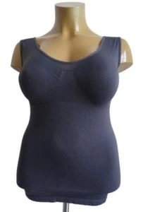 NEU Übergröße 2 Stück Damen Shape Tops Unterhemden graumeliert Gr. XXL (52/54) - Bild 1 von 2