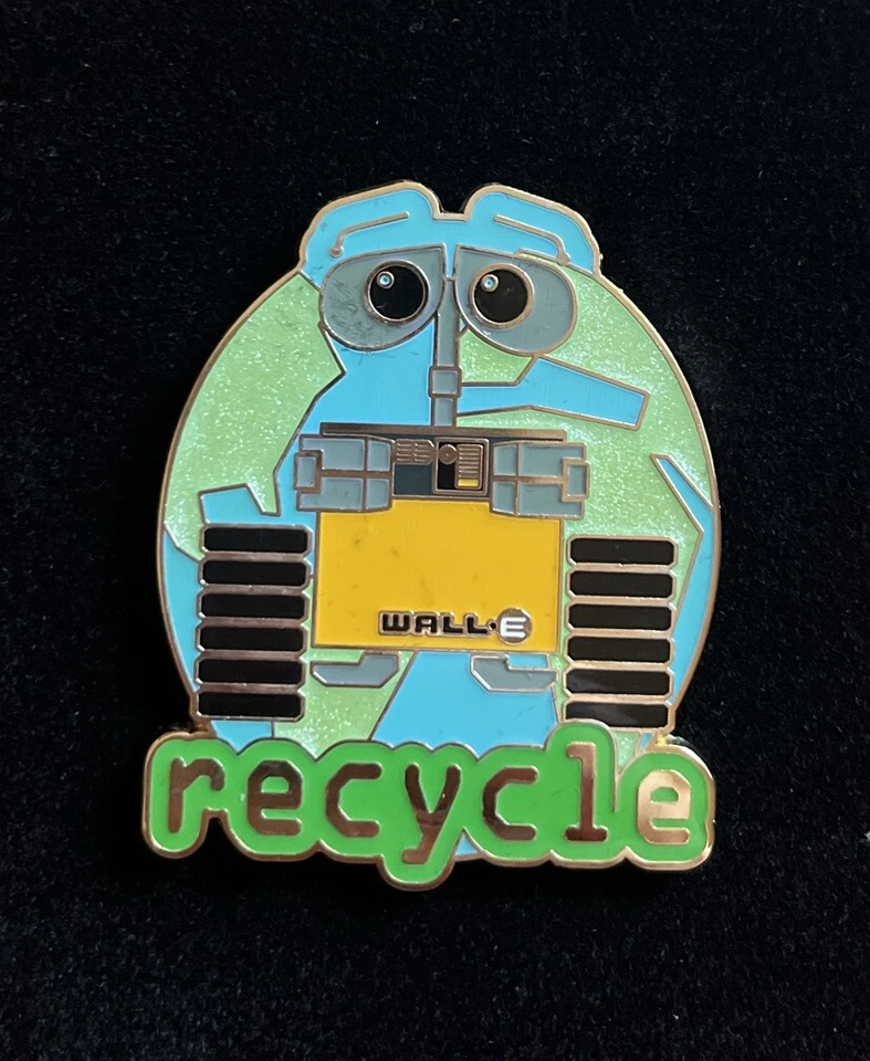 DISNEY SHOPPING ACTITUD WALL-E RECICLAR LE 250 PIN RARO 2010 Foto 1 de 4