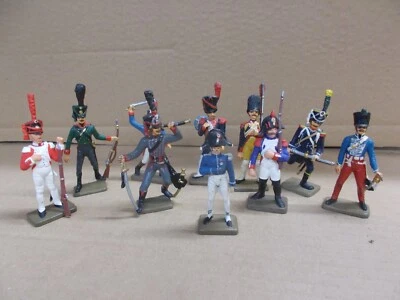 lot de 10  soldats officier en plomb ARMEE NAPOLEON 1ER EMPIRE STARLUX - Photo 1/4