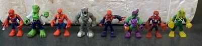 Playskool Hasbro Spider-Man Adventures 2011 con electro duende lagarto rinoceronte Foto 1 de 4