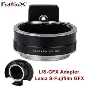 Adaptador de lente focos manual Fotodiox Pro L/S-GFX para lente Leica S a Fujifilm GFX - Imagen 1 de 6