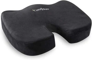 Comfysure Memory Foam Car Seat Cushion Lower back support pillow - Black - Picture 1 of 6