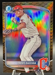 2025 Bowman - Travis Bazzana Reptilian Refractor - Cleveland Guardians #BCP-131 - Picture 1 of 2