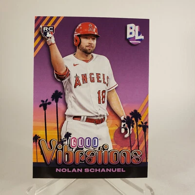 Nolan Schanuel 2024 Topps Big League Baseball Good Vibrations RC #GV-21 - Image 1 of 2