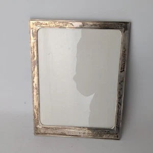 Vtg WM B Kerr Sterling Silver Picture Frame 47A10 8.5" x 11" Engraved Etched - Picture 1 of 7