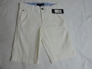 Tommy Hilfiger White Shorts Youth Boys Size 10 NWT - Picture 1 of 5