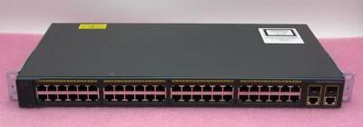 Cisco WS-C2960+48TC-L Catalyst 2960 Series SI 48 Port 1GbE RJ-45 Network Switch - Image 1 of 4